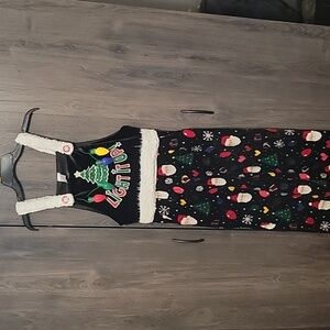 No Boundaries Light It Up Christmas Overalls